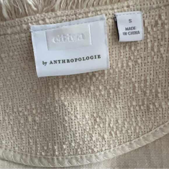 Anthropologie Ett:twa Bardot Knit Moto Jacket Cream/ Ivory - Picture 7 of 11